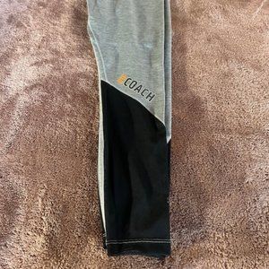 Orangetheory Gray and Black Leggings